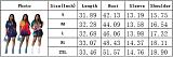 Fashion Women Printed Mid-sleeve Zipper Drawstring Waist Mini Dress XMY-9462