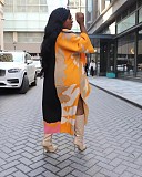 Women's Casual Lapel Collar Knitted Split Long Coat TR-1287