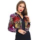 Sequins Gradient Women's Sweater Jacket Coat YLA-9272
