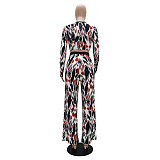 Spring and Autumn Short  T-shirt Long Pants 2PCS Set YLA-10320