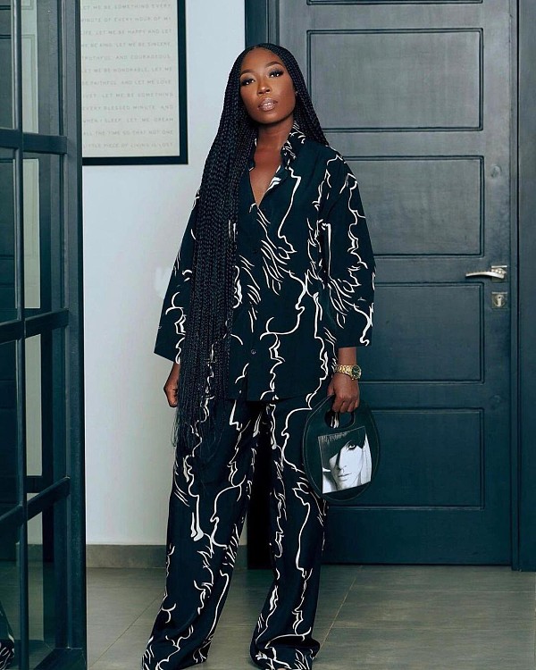 Loose Long Sleeve Shirts Top + Wide Leg Pants Suits CYU-9397