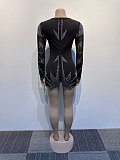 Sexy Strapless Hot Drilling Long Sleeves Bodycon Rompers NY-2900