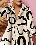 Casual V Neck Loose Fit Party Club Midi Dress SAN-7012