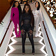 Mesh Perspective Tight Long Sleeve Top Pants Casual Set MXXB-K23ST157