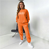 2023 Women's Printed Crewneck Sweatshirt Set RS-MZD3333A10