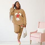 Women Fashion Two-piece Leisure Sports Suit RS-MZD3333R5