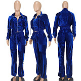 Fashionable Short Cardigan Open Waist Two-piece Set YD-8791