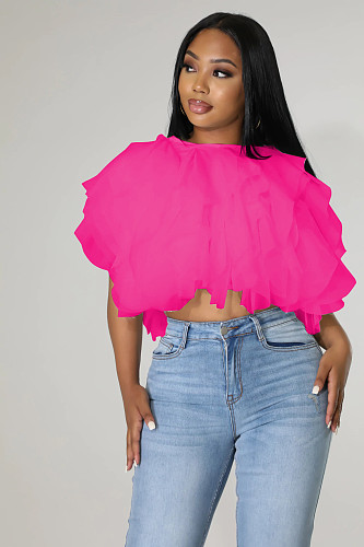 Chiffon Blouses for Women Casual Tops MUE-3381
