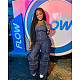 2023 Wide-Leg Denim Cargo Jumpsuit GT-9143