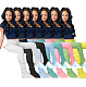 Women Solid Color Folds Micro-horn Sweatpants CH-8099