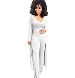 Women Solid Color Nightclub Skinny 3 Pieces Sets YF-9294