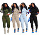 Casual Print Mosaic Long Sleeve Sweatpants Two-piece Set ORY-5144