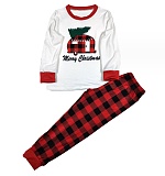 Merry Christams Round Neck Family Pajamas Set RS-116