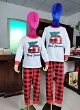 Merry Christams Round Neck Family Pajamas Set RS-116