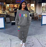 Long Sleeve Hoodies+Joggers Pockets Pants Outfits HGL-9005016