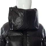 Women Thick Button Neck Jacket Zipper Warm Cotton-padded Coat RS-Y21TP452