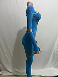 Sexy See Through Hollow Out Jumpsuit And Rompers Long Pant 2023 RS-0042