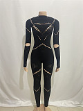 Sexy See Through Hollow Out Jumpsuit And Rompers Long Pant 2023 RS-0042