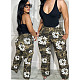 Leisure Women Camouflage Printed Cargo Straight Pants FOS-8376