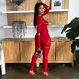 Sexy See Through Hollow Out Jumpsuit And Rompers Long Pant 2023 RS-0042