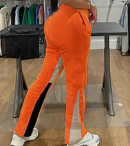 Street Style Women Patchwork Sporty Long Pants LSD-1758