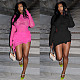 Women's Sexy Clubwear Mesh Ruffle Mini Skirts Set YNS-2611