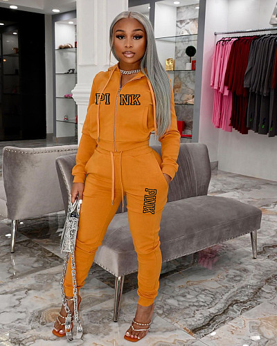 Bulk Wholesale Casual Tracksuit Women Long Sleeve Solid Outfit XING-336