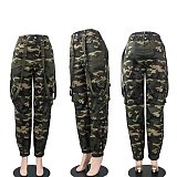 Women Streetwear Trousers Camouflage Cargo Pants SMJR-2234
