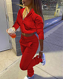 Zipper Hooded Coat+Pants Sets Joggers Casual Tracksuits XY-9066