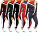Winter Color Block Splicing Zipper Coat Leggings Tracksuit YMT-6032
