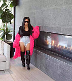 Chic Knitted Crochet Tassel Loose Sweater Cardigan TK-6268