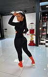 Fitness Sportswear Solid Color Skinny One Piece Jumpsuit YD-8660