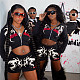 Long Sleeve Zipper Hooded Jacket+Shorts Outfits RS-K23S38335