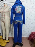 Leisure Street Cropped Coat Elasticated Waist Pants Suits RS-20231