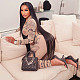 Sexy Print Mesh See Through 2 Piece Set Women Casual MXXB-K23ST466