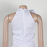 2024 Sexy Hollow Out Bowknot Package Hips Short Dress NY-10656