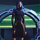Knitting Long Sleeve Hollow Out Dress Black Mini Dresses SXE-W23D30660