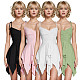 2024 Sexy Straps Y2K Girls Irregular Pleated Mini Dress ASL-6709