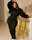 2024 NEW Women Long Sleeves Black Baseball Jacket ZAND-31326