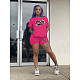 Women Summer Letter Printing T-shirt And Jogger Pants Two Piece Sets RS-M3111P30