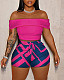 2PCS Clothes Suit Print Tank Top & Drawstring Shorts Set RS-NR6083HA1