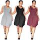 2024 Sexy Backless Straps Women Pleated Midi Party Dress YS-872