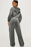 Tracksuit Set Zip Hoodie Long Workout Pants Sweatsuit YD-8798
