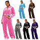 Tracksuit Set Zip Hoodie Long Workout Pants Sweatsuit YD-8798