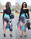 Pleated Skirt for Women Fashion Cartoon Print A-Line Skirt Vintage Skirts LSD-8277