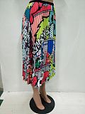 Pleated Skirt for Women Fashion Cartoon Print A-Line Skirt Vintage Skirts LSD-8277
