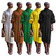 Women High Neck Splits Knitted Casual Long Dresses TR-1229