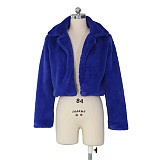 Winter Warm Fluffy Faux Fur Coats Jackets