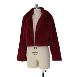 Winter Warm Fluffy Faux Fur Coats Jackets