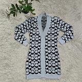 Autumn Winter Women Slim Knitted Cardigan Sweater Jacket CY-4028